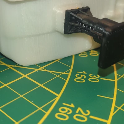 Cản Xe Lửa Hình Vuông Có Lò Xo Tỷ Lệ 1:25