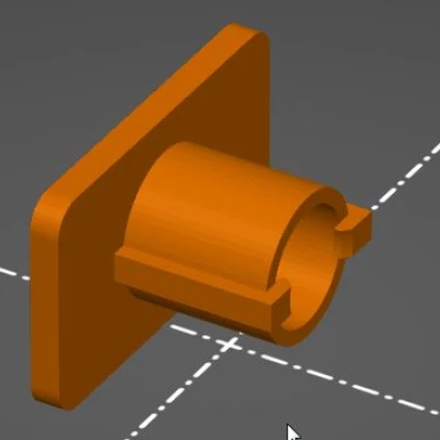 Cản Xe Lửa Hình Vuông Có Lò Xo Tỷ Lệ 1:25