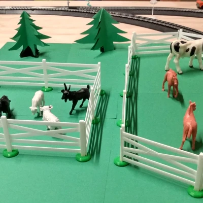 Hàng Rào Ngựa Chữ X Tỉ Lệ HO