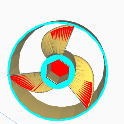 Cánh Quạt 3 Lưỡi Mạnh Mẽ Hơn Cho 3D Sets Skippy
