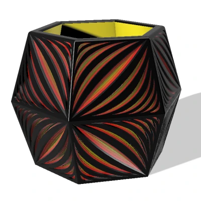 Chậu Lục Giác "Nham Thạch"