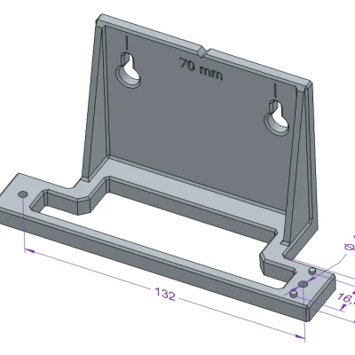 Giá treo tường cho HP Thin Client (T610, T620,...)