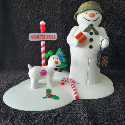 Trụ Tuyết Và Chó Tuyết