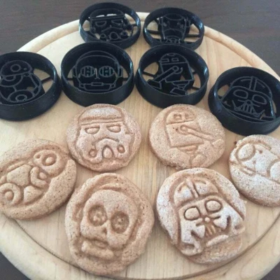 Khuôn Cắt Bánh Quy Hình Star Wars