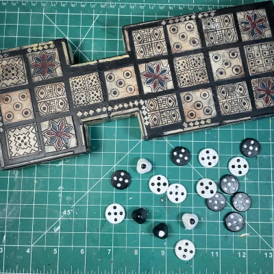 Trò Chơi Hoàng Gia Ur - Phiên Bản 3D In