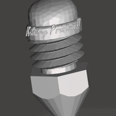 Chóp Cây Thông Noel Ông Già Noel. Merry Printmas!!!