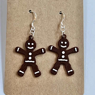 Bông Tai Hình Bánh Gừng