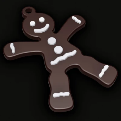 Bông Tai Hình Bánh Gừng