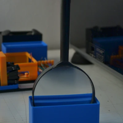 Kệ Giữ Kính Lúp Gridfinity 2x1