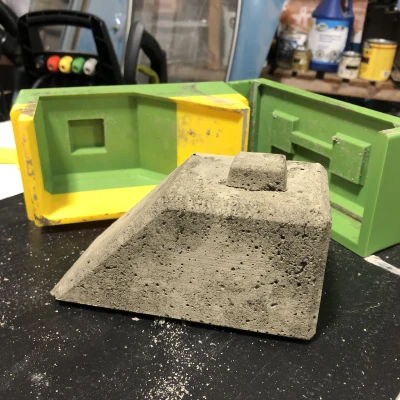 Khuôn Khối Khóa Nghiêng Tỷ Lệ 1/10