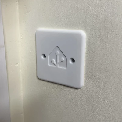 Mặt Che Hộp Âm Tường Công Tắc Đèn Home Assistant Kiểu UK
