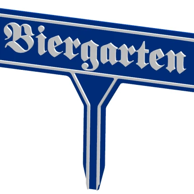 Biển Hiệu Quán Bia Biergarten
