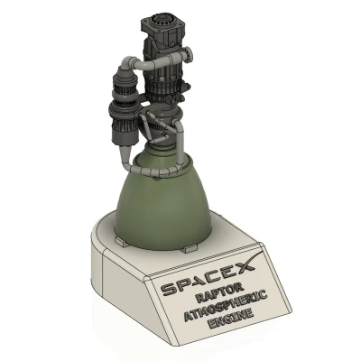 Mô hình động cơ Raptor khí quyển của SpaceX