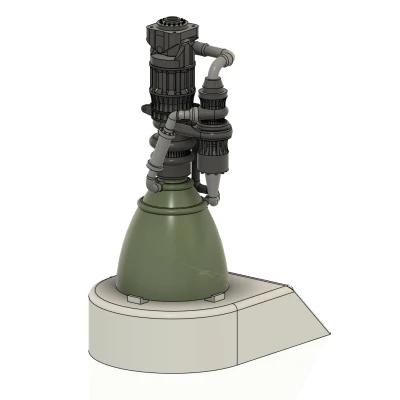 Mô hình động cơ Raptor khí quyển của SpaceX