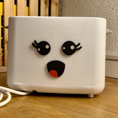 Mặt Bánh Mì Nướng Vui Vẻ