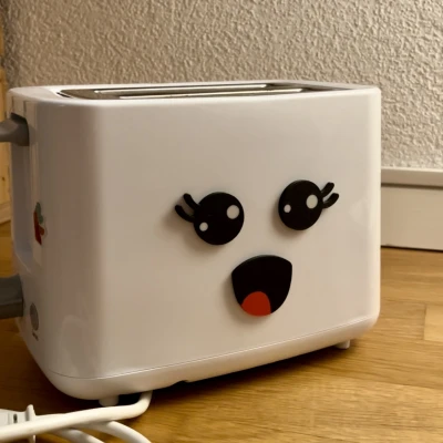 Mặt Bánh Mì Nướng Vui Vẻ