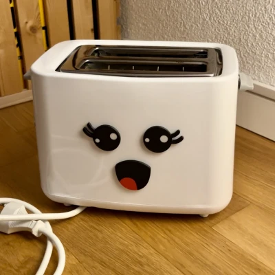 Mặt Bánh Mì Nướng Vui Vẻ