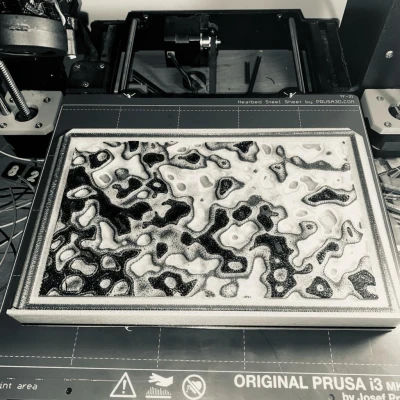 Mô hình Hẻm Núi Tranh Vẽ In 3D