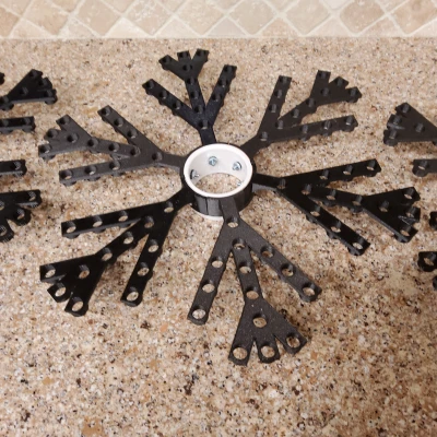 Bông Tuyết Điện Tử In 3D dùng Dải LED WS2811