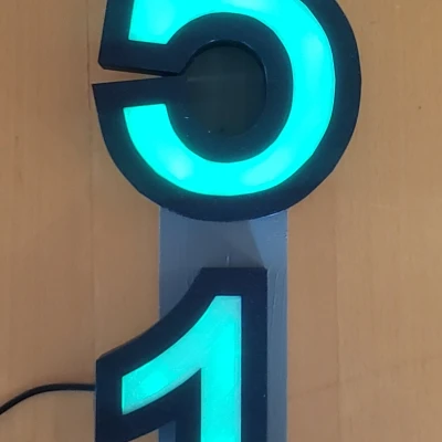 Số nhà có đèn LED