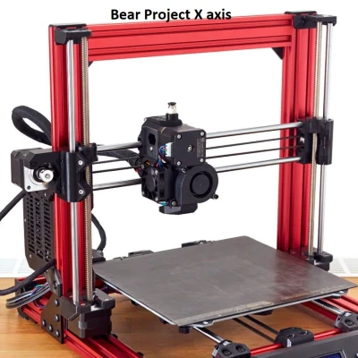 Ray Tuyến Tính Trục X Prusa MK3s+ (Remix Bear Project & CM3D)