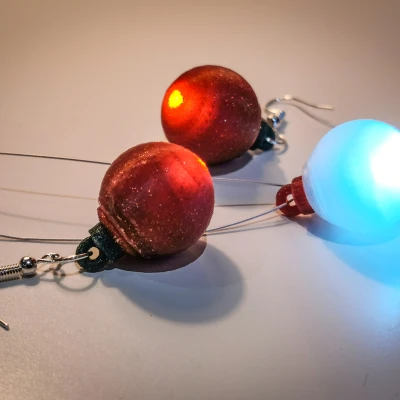 Bông Tai LED Giáng Sinh - Mặt Dây Chuyền