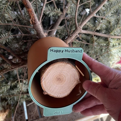 Happy Husband - Dụng Cụ Đo Kích Thước Gốc Cây Thông Noel