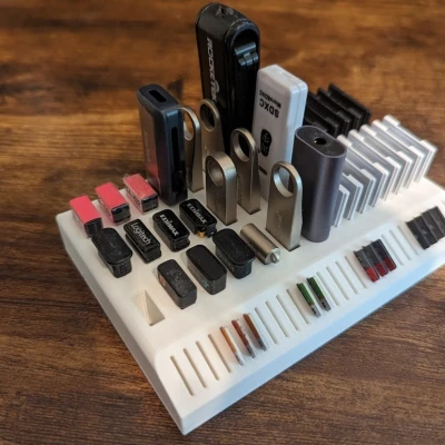 Cái Kệ Đựng "Sao Mà Cần Nhiều USB & Thẻ SD Thế Này?"