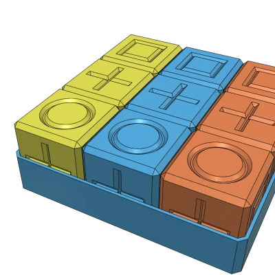 Khối Lập Phương Đồ Chơi Cho Bé - Dễ In 3D