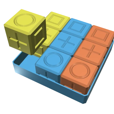 Khối Lập Phương Đồ Chơi Cho Bé - Dễ In 3D