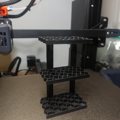 In liền Giá đỡ/Chân cắm cọ vẽ V2