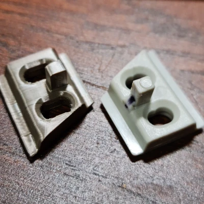 Bộ giảm chấn cửa tủ quần áo âm tường - Phụ tùng chuyên dụng