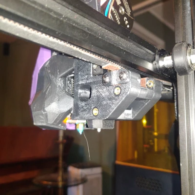 Mount Stealburner và Clockwork 2 cho Ender 3 với Thanh trượt MGN12