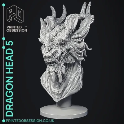 Đầu Rồng - Tượng Trang Trí (Mô Hình Remix)