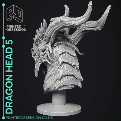 Đầu Rồng - Tượng Trang Trí (Mô Hình Remix)