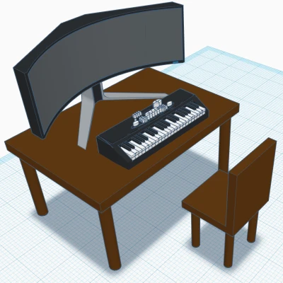 Văn phòng với bàn phím