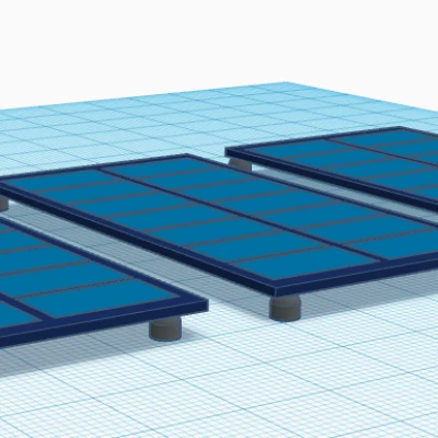 Tấm Pin Mặt Trời (3) Cho Mô Hình Nhà Cửa