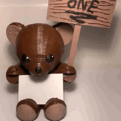 Kệ Đựng Danh Thiếp Hình Gấu Teddy