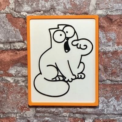 Tranh treo tường Simon's Cat 2D