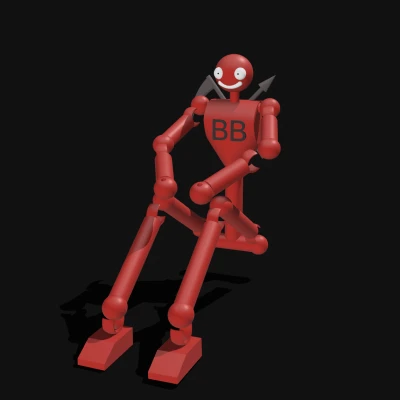 Mô hình Ball Boy Khớp Nối - Có Phụ Kiện (Nhiều Vật Liệu Hơn)