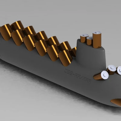 Hộp đựng pin Tàu Ngầm