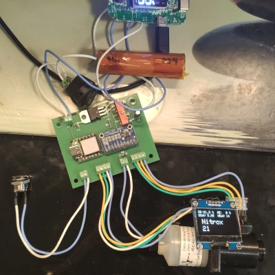 Vỏ và ống cảm biến cho bộ phân tích Trimix