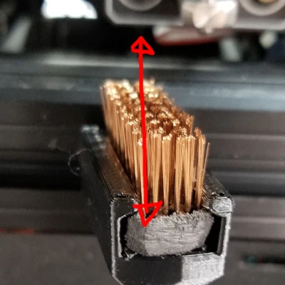 Prusa XL Nozzle Brush Scrubber Remix