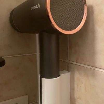 Giá Treo Tường Máy Sấy Tóc Cỡ Lớn