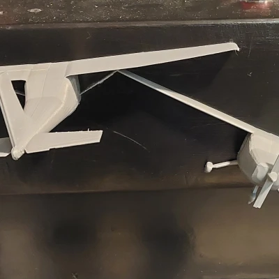 Mô hình máy bay 4 bộ phận - Dạy học