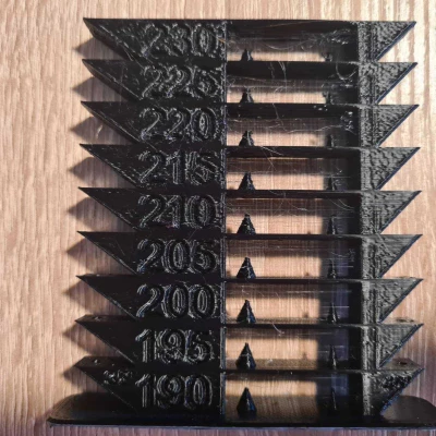 Tháp Nhiệt độ và Cầu nối - GCodes cho MK4 và XL