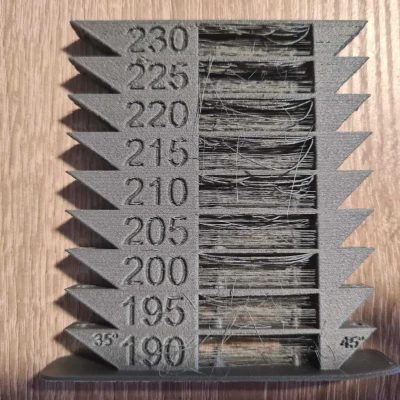 Tháp Nhiệt độ và Cầu nối - GCodes cho MK4 và XL