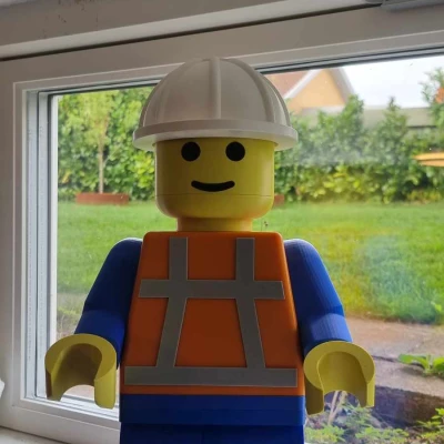 Mô hình Anh Thợ Lego Cao 40cm