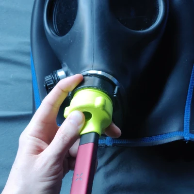 Đầu nối nhanh nam châm PAX sang mặt nạ phòng độc