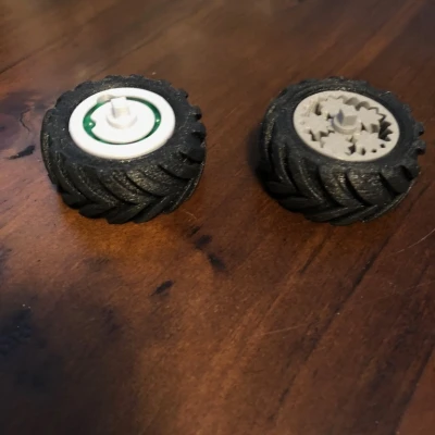 Bánh xe Mini Monster Truck thay thế - bạc đạn 6mm